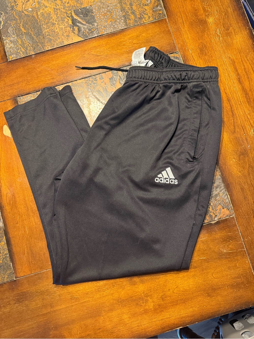 Adidas Men's Black Athletic Pants Warmup Joggers 2XL